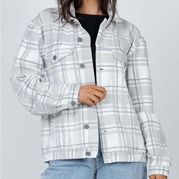 Princess Polly Brielle Denim Jacket Size 4 New with tag - Picture 3 of 4